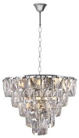 Kristály csillár láncon CHELSEA 6xE14/40W/230V