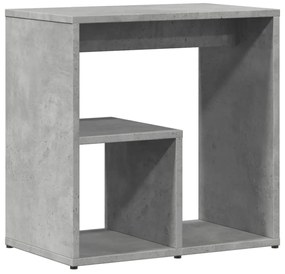 2 db betonszürke szerelt fa kisasztal 50x30x50 cm