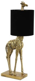 Fekete-bronzszínű asztali lámpa (magasság 61 cm) Giraffe – Light &amp; Living