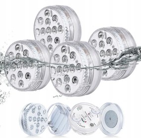 Kerti Medence Világítás Led Víz Alatti Medence Lámpák Szett 4db