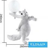 UNIVERSO Mókus asztali lámpa 1xG9 Max.60W IP20 fehér 260x240mm