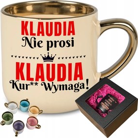 Klaudia bögre nem kér Klaudia tyúkok ajándék bögre Klaudia