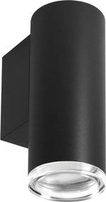 LED RGBW Fényerőszabályozható fürdőszobai fali lámpa TURYN 1xGU10/6W/230V IP44 fekete