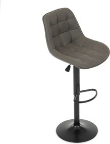 Bárszék szürke színben, szövet kárpittal AUB-V3066 GREY3