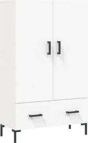 vidaXL fehér szerelt fa magasszekrény 69,5 x 31 x 115 cm