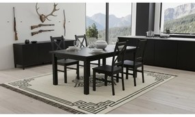 NATE fekete étkezőszék