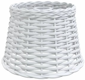 fehér fonott mennyezeti lámpaernyő Ø25 x 17 cm