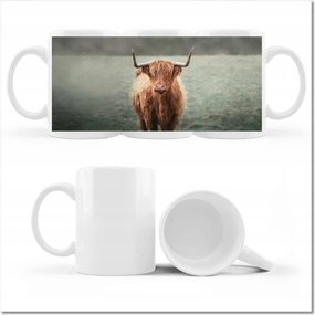 Nyomott mintás bögre Mint a szarvak Hegyi rét