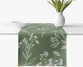 Goldea pamut asztali futó - gyógynövény levelek 50x120 cm