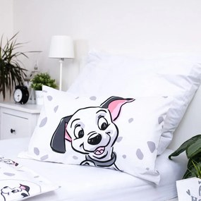 Fehér pamut gyerek ágyneműhuzat babaágyhoz 100x135 cm 101 Dalmatians – Jerry Fabrics