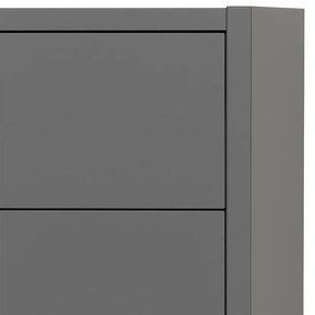 Boxie 2 fiókos fali szekrény 40x40x37 cm antracit