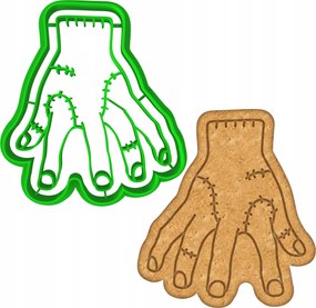 Forma Lyukasztó Mézeskalács kiszúró Halloween Wednesday fogantyú