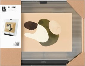 Fekete üveg álló képkeret 16x20 cm Flute – Umbra