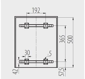 Hulladékgyűjtő GTV Practi Eco 450, szelektív, frontkihúzású, lágy záródás, 20+2*10 L edénnyel, fedéllel