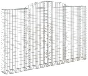 íves horganyzott vas gabion kosár 300 x 30 x 180/200 cm