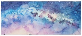 Kép - Milky Way, akvarell (120x50 cm)