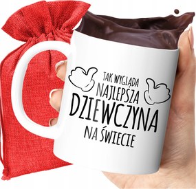 Bögre Így Néz Ki A Világ Legjobb Barátnője Valentin-napi Ajándék