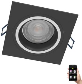 Eglo 900763 - LED RGBW Dimmelhető fügesztett mennyezeti lámpa CAROSSO-Z 4,7W/230V fekete