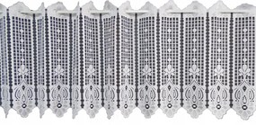 Mg Irigység jacquard 668/13 fehér 250x40cm M