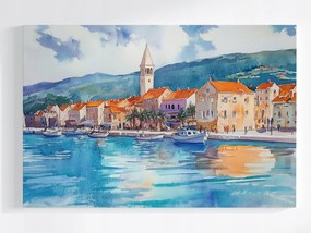 Poszter Város Horvátország Dél Dalmácia Kilátás 60x40