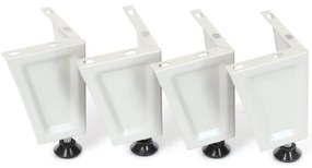 Fém szekrény - 2 doboz, 38 x 45 x 196,5 cm, helyreigazítással, lakathoz zár, világos szürke - ral 7035