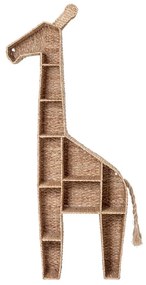 Rattan gyerek könyvespolc 46x148 cm Kalu - Bloomingville Mini