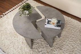 Dohányzóasztal Moira - Concrete Grey