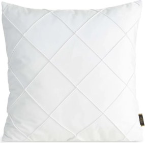 Dekoratív párnahuzat Nala 2 45x45 Eurofirany fehér, varrásokkal