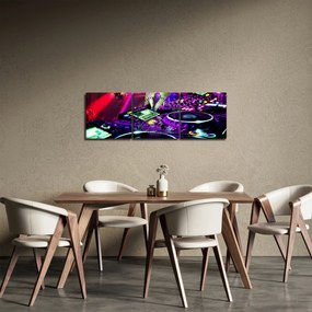 Kép - DJ (órával) (90x30 cm)