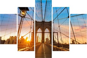 Kép - Brooklyn, híd, Manhattan, New York (150x105 cm)