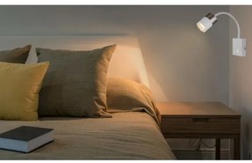 Globo 57851W - Fali spotlámpa BRISBON 1xGU10/25W/230V fehér/króm