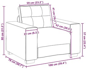 sötétzöld szövet kanapészék 60 cm