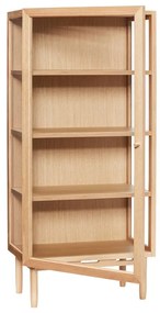 Natúr színű tölgyfa tálalószekrény 60x130 cm Kaiser – Hübsch