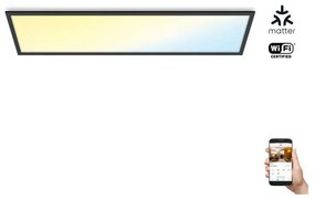 WiZ - LED Dimmelhető panel SUPERSLIM LED/36W/230V 2700-6500K Wi-Fi fekete