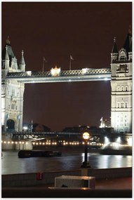 Poszterek 80x120 Tower Bridge éjszaka