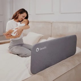 Lionelo - Biztonsági ágy korlát LORA söt. szürke