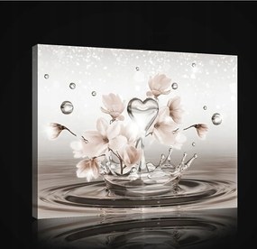Vászonkép a konyhába, vászonkép virágok 100x75