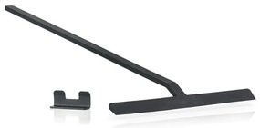 Rim fekete fürdőszobai vízlehúzó tartóval, szélesség 30 cm - Zone