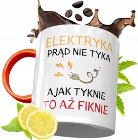 Narancssárga Bögre Villanyszerelőnek Tökéletes Ajándék fényképes nyomtatással