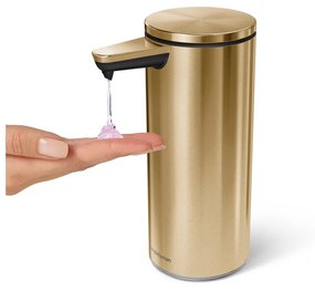 Aranyszínű rozsdamentes acél szappanadagoló 266 ml - simplehuman