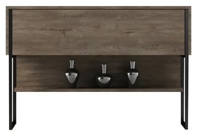 Luxe Walnut and Black komód