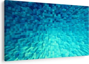 Absztrakt kocka kép (90x60 cm)