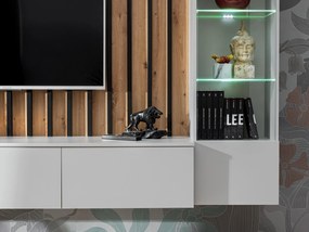 Nappali fal Vertic (artisan tölgy + perla gray) (LED világítással). 1097586