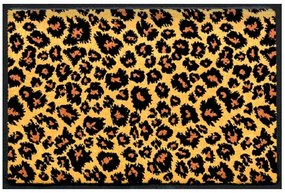 Állatos prémium lábtörlő - leopárd mintás (Válassz méretet: 100*70)