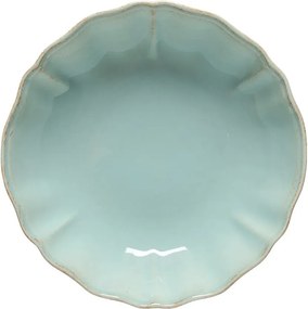 Kék-türkiz agyagkerámia szervírozó tál ø 23 cm Alentejo – Costa Nova