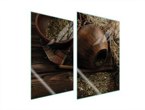 Üveg Konyhai Védőlap 2x35x52 Yerba Edzett Üveg