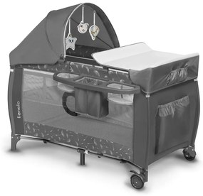 Lionelo - Utazó kiságy SVEN PLUS szürke