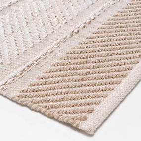 Krémszínű mosható szőnyeg 60x90 cm Silves – douceur d'intérieur