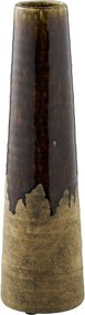Barna kerámia magas váza (magasság 39 cm) – House Nordic