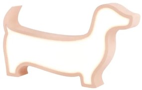 LED gyerekasztali lámpa DOG LED/12W/230V rózsaszín